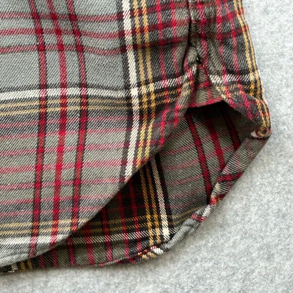 Polo by Ralph Lauren Plaid Flannel Shirt Size 2XLT Red Green Button Down Top - Picture 10 of 14